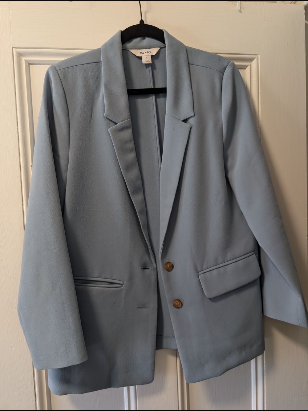 Old Navy Powder Blue Single-Breasted Blazer